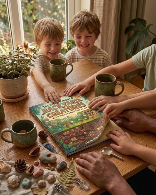 The Secret Jobs of Backyard Creatures For Kids Aged 6 to 10: An Illustrated Fun Animal Encyclopedia To Learn About Nature