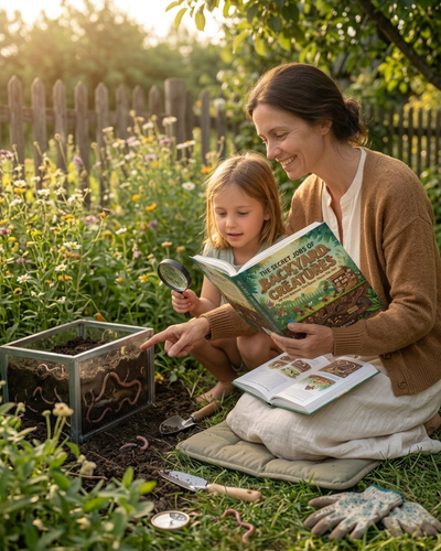The Secret Jobs of Backyard Creatures For Kids Aged 6 to 10: An Illustrated Fun Animal Encyclopedia To Learn About Nature