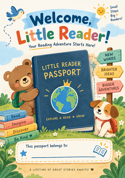 My Little Reader Adventure Booklet