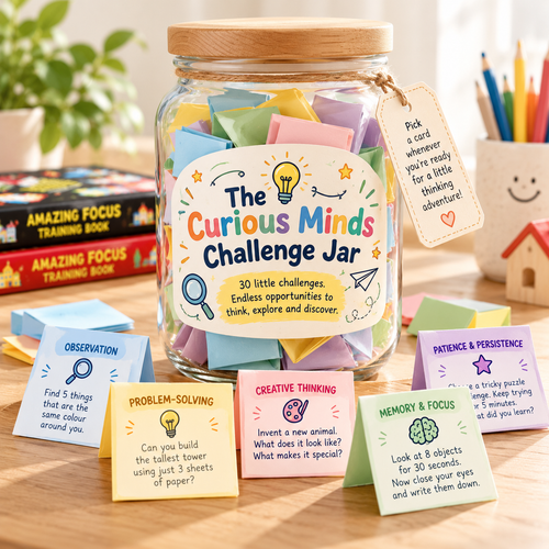 The Curious Mind Challenge Jar Cards