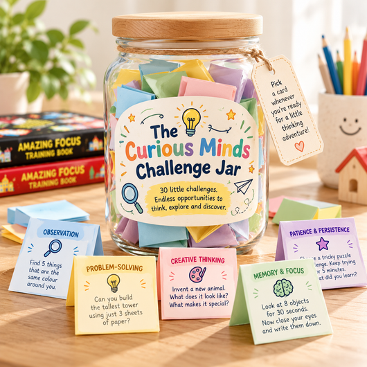 The Curious Mind Challenge Jar Cards