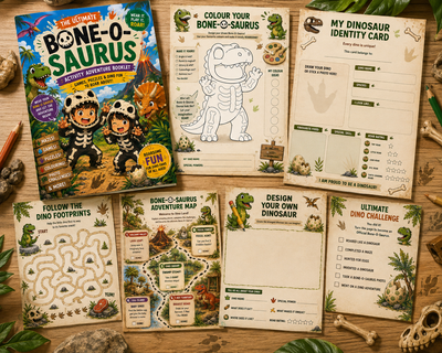 🦖 The Dino Adventure Booklet
