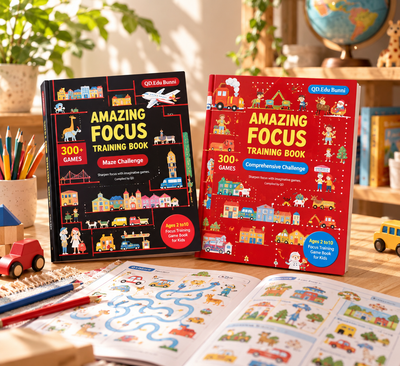 The Amazing Focus Training Activity Books (Set of 2)